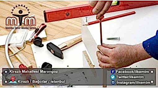 Bağcılar Kirazlı Mahallesi Mobilya Marangoz-0532 565 8307 Mobilya montaj servisi olarak Kirazlı mahallesi mobilya montaj konusunda, evinizde veya ofisinizde bulunan demontaj halindeki mobilyaların, kurulu haldeki mobilyalarınızı demontaj hale getirip başka bir odaya, yapı marketlerden almış olduğunuz mobilyaların veya internet mobilya mağazalarından siparişle evinize getirtmiş olduğunuz hazır mobilyaların titizlikle montaj işlemini yapmaktayız