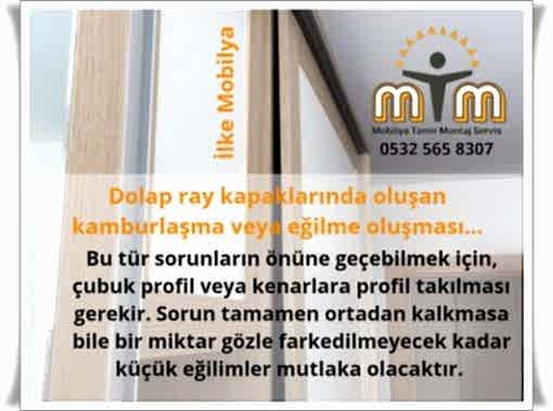 Mobilya ray kapaklarda kamburlaşma Sürgü ray kapaklarda oluşan sorunlarınız için bizden destek alabilirsiniz. ilkemtm (mobilya tamir montaj) 0532 565 8307